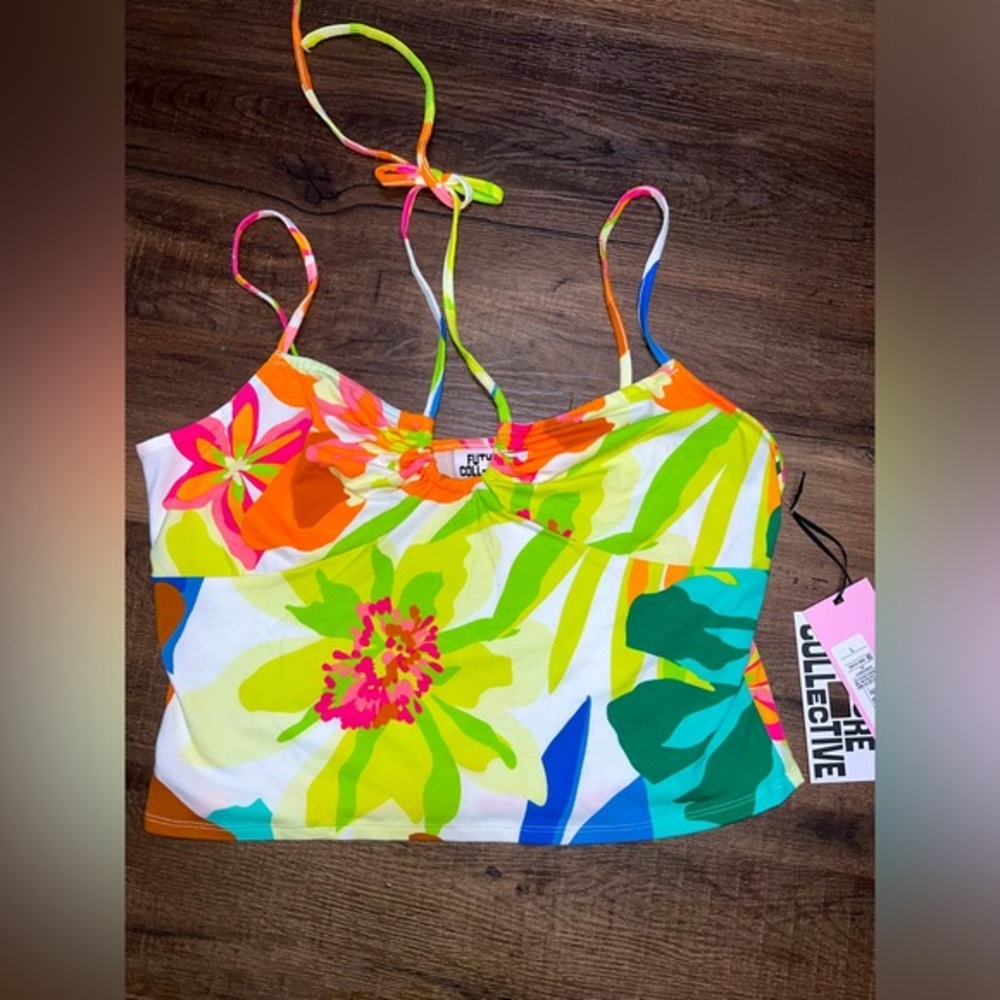 NWT Target Future Collective Floral Crop Top